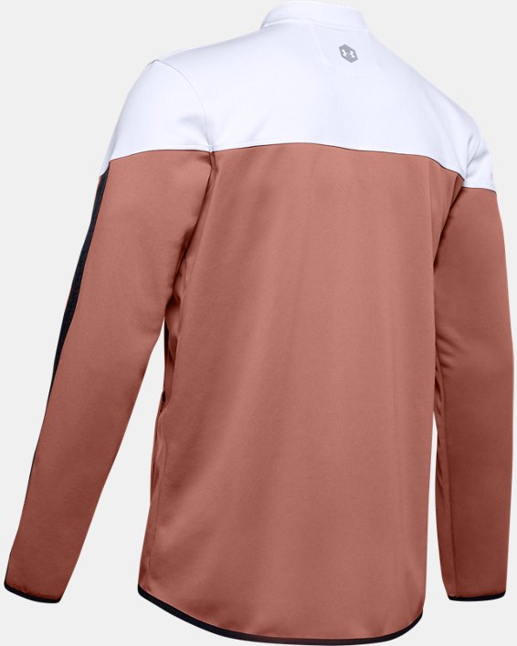 Men's UA RUSH™ Knit Warm-Up Jacket, White, pdpMainDesktop image number 6
